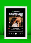 Quadro Spotify 1 - 20x30 / Moldura Branca / 20x30
