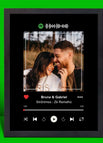 Quadro Spotify 1 - 30x40 / Moldura Preta / 30x40