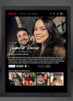 Quadro Netflix 1 - 30x40 / Moldura Preta / 30x40