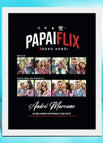 Quadro Papaiflix 2 - 30x40 / Moldura Branca / 30x40