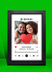 Quadro Spotify 2 - 20x30 / Moldura Preta / 20x30