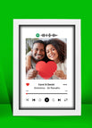 Quadro Spotify 2 - 20x30 / Moldura Branca / 20x30