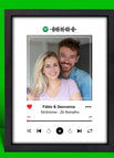 Quadro Spotify 30x40 / Moldura Preta / 30x40
