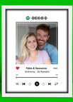 Quadro Spotify 30x40 / Moldura Branca / 30x40